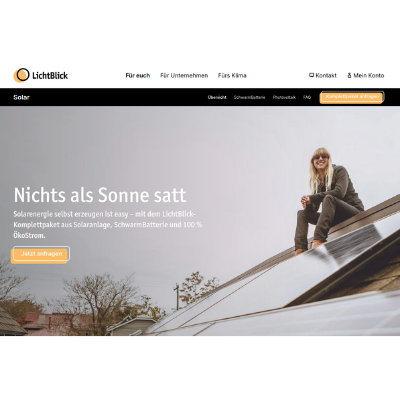 Lichtblick Website