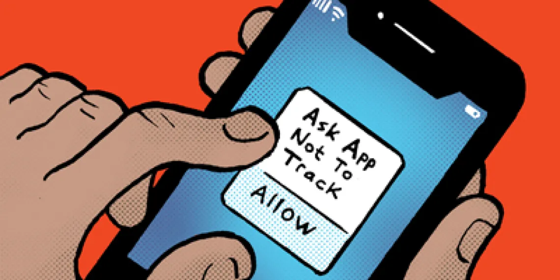 Ask app not to track