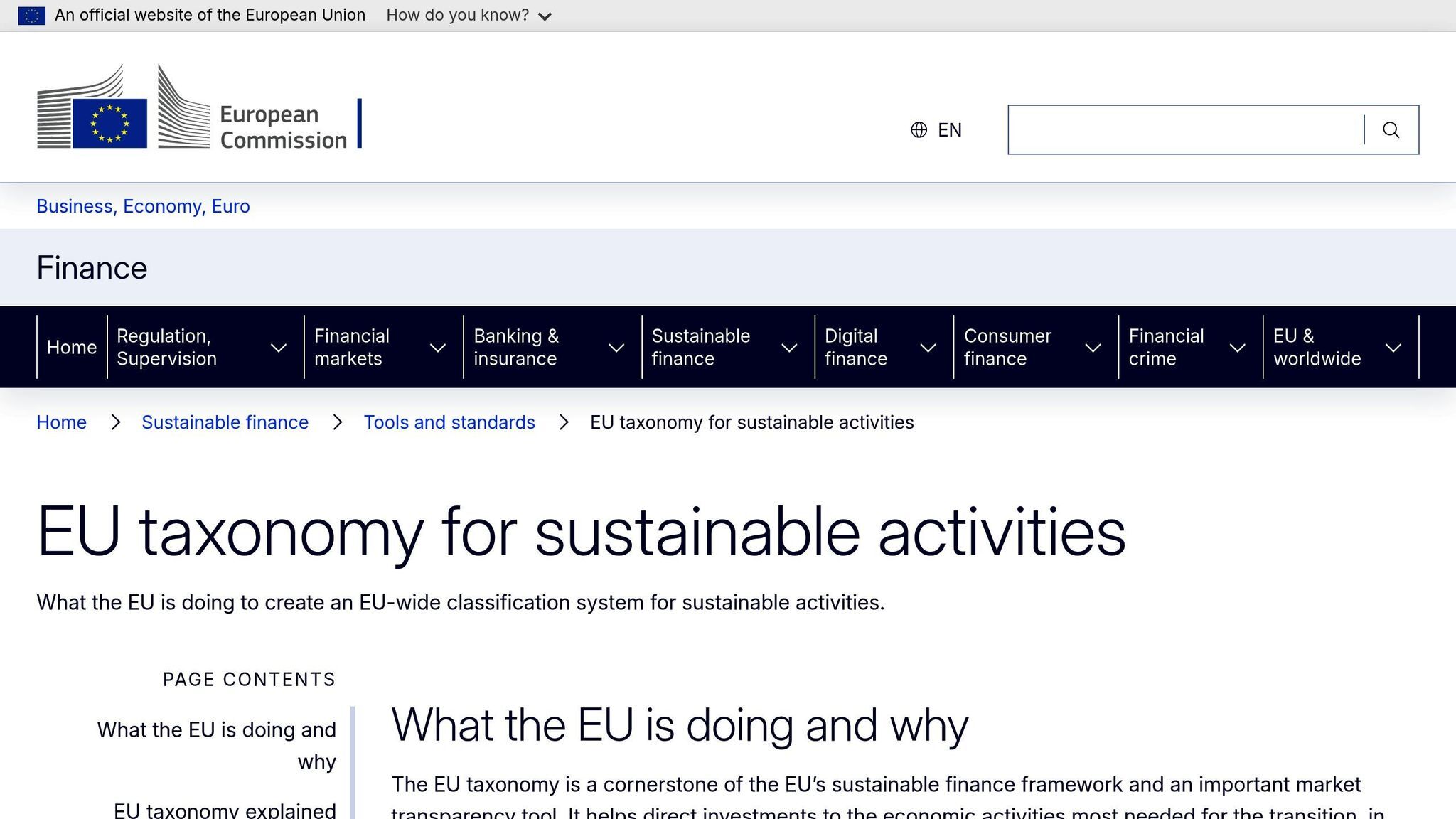 EU Taxonomy
